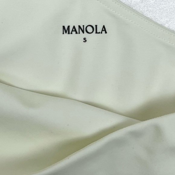 Alohas Manola Asymmetrical Shoulder Naked Top Bra Avorio - Picture 3 of 12